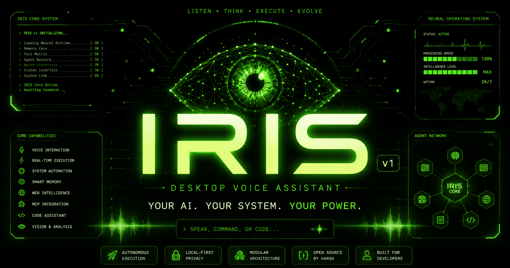 IRIS AI Documentation Banner